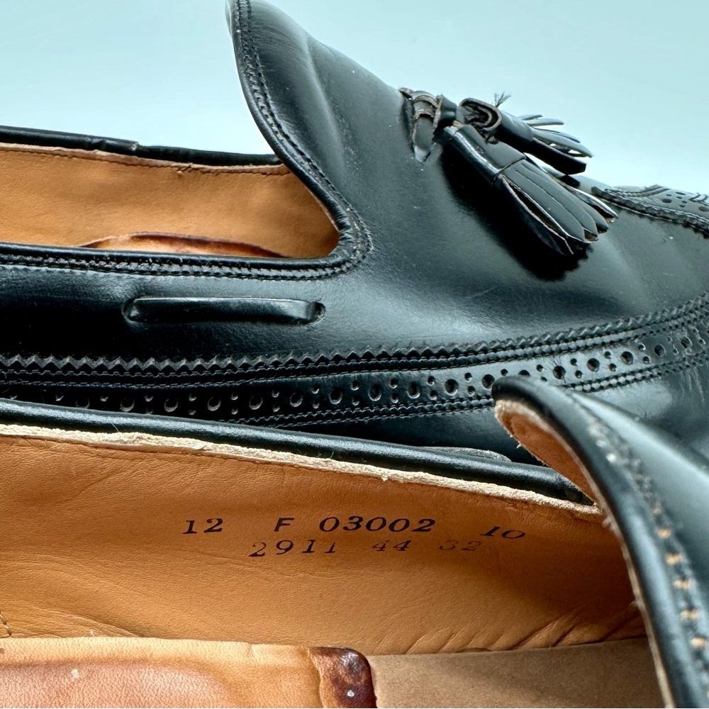 Classic Black Leather Loafers - Picture 8 of 10